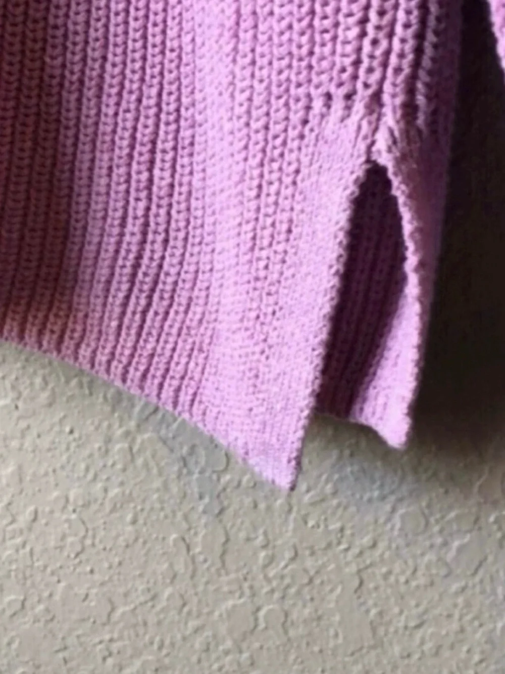 New Croft & Barrow Sweater Light Purple Knit Crew Neck Women’s 1X Casual Classic